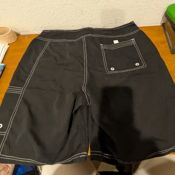Women's Black Swim Shorts - 11/12 - Picture 5 of 5